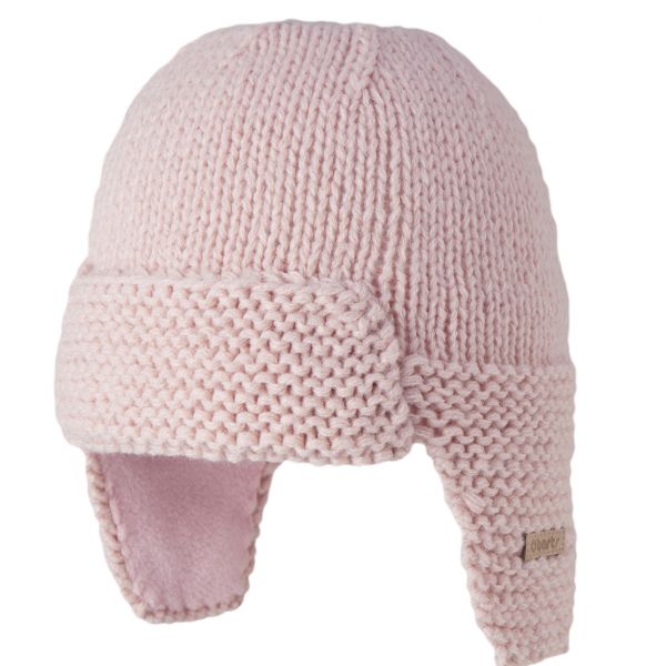 Barts Pink Earflap Lined Hat